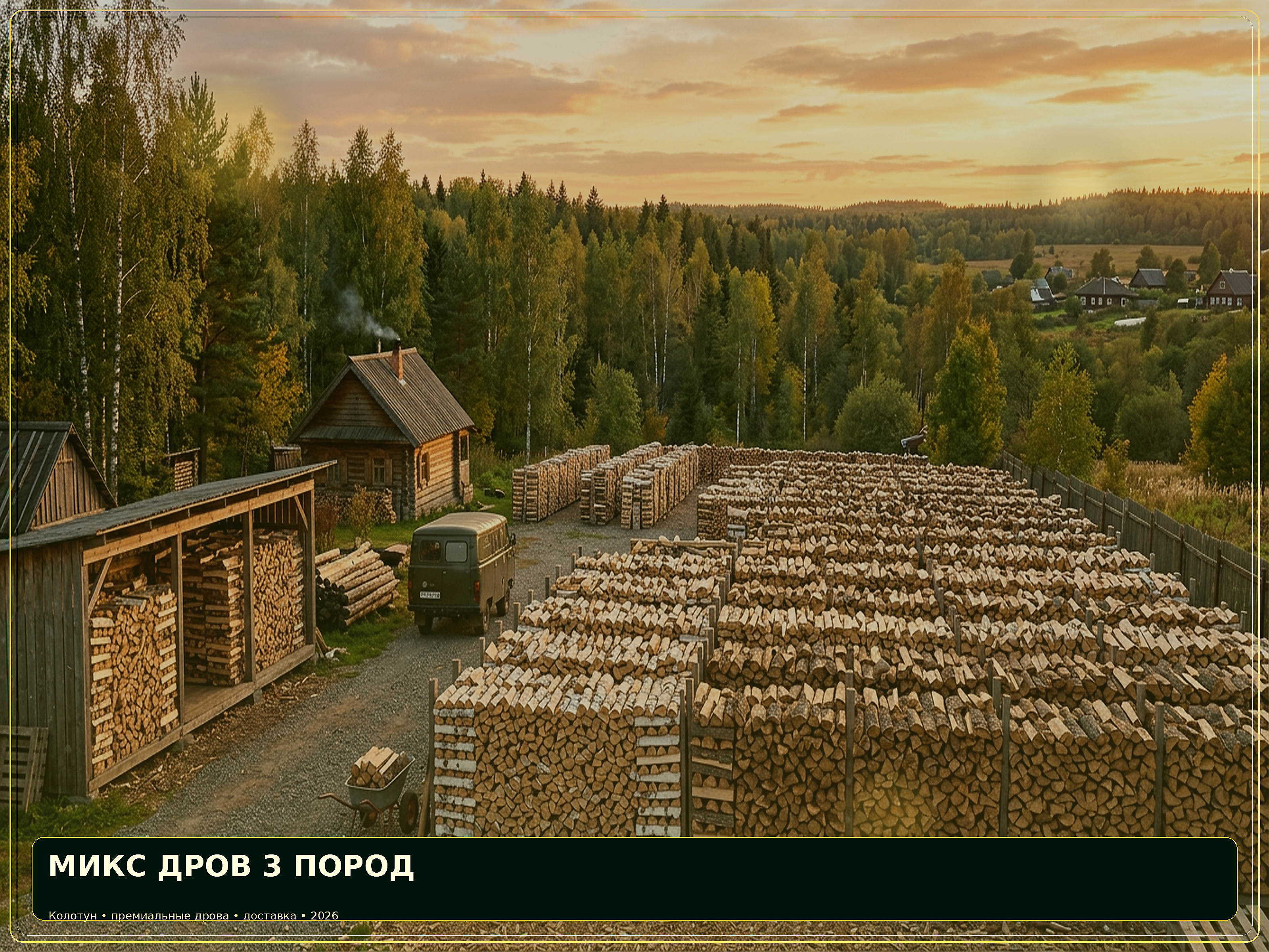 Микс дров 3 пород